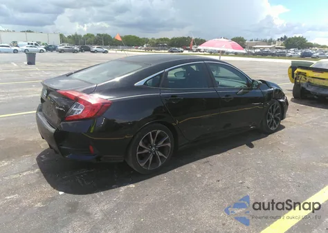 2020 Honda Civic Sport из США, поврежденный, VIN 2HGFC2F8XLH592650